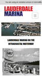 Mobile Screenshot of lauderdalemarina.com